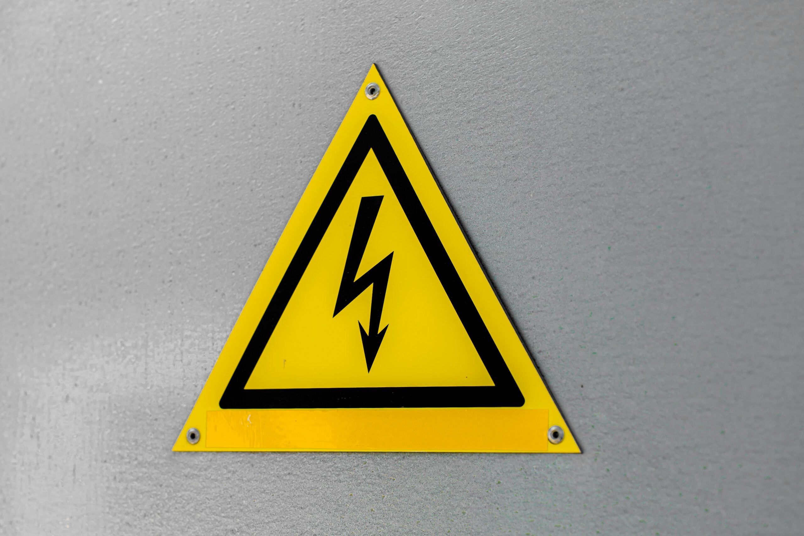 Photo by Anastasiya Badun: https://www.pexels.com/photo/yellow-warning-sign-high-voltage-18241245