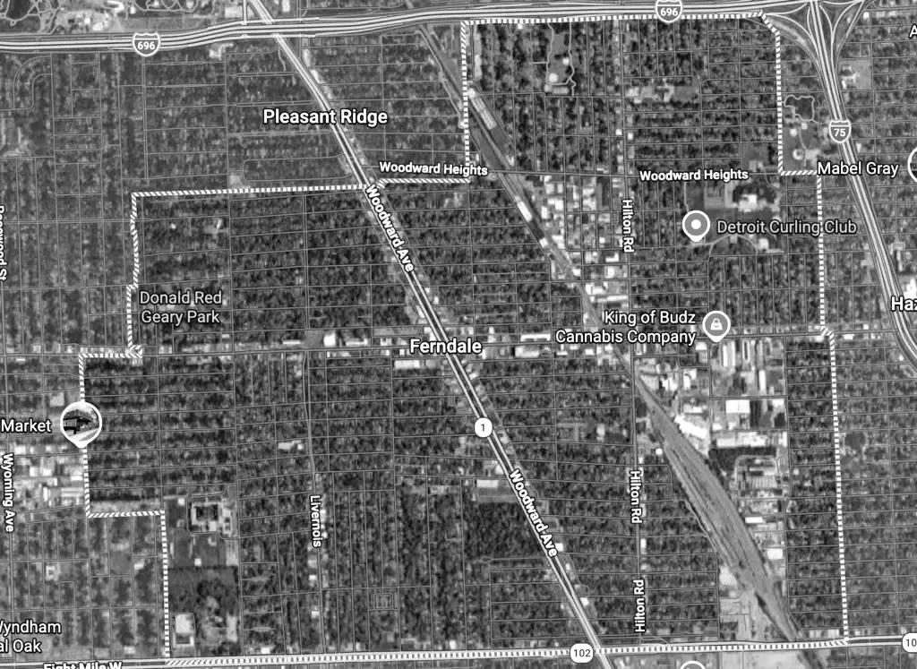 A detailed map showing the exact service area of Cregger Plumbing, Heating & Cooling, highlighting Northville, MI and all neighboring communities.